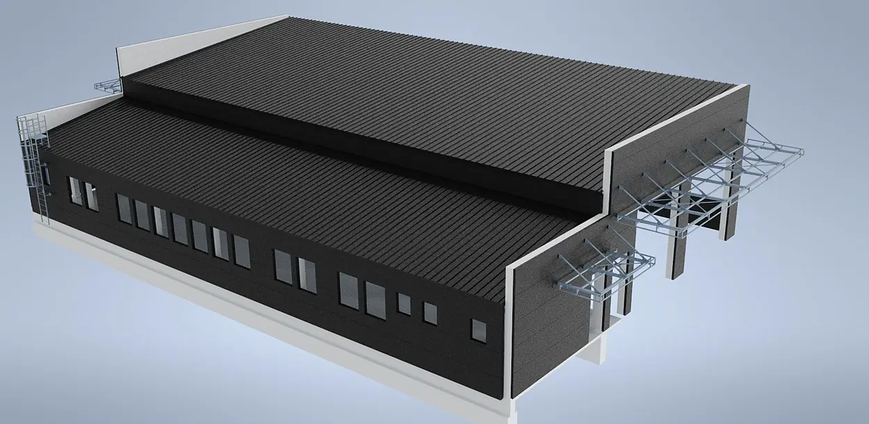 3D vizualizacija — Stanica za tehnički pregled vozila